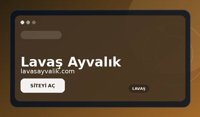 Lavaş Ayvalık marka sitesi tanıtım görseli